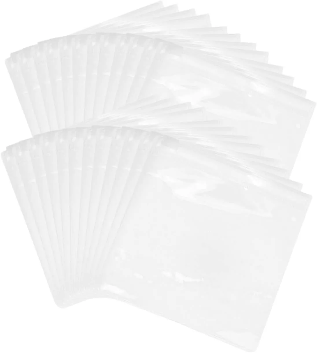 100pcs Self Jewelry Bags Heavy Duty Pvc Zipper Lock Anti- Waterproof Great for Daily Organizing