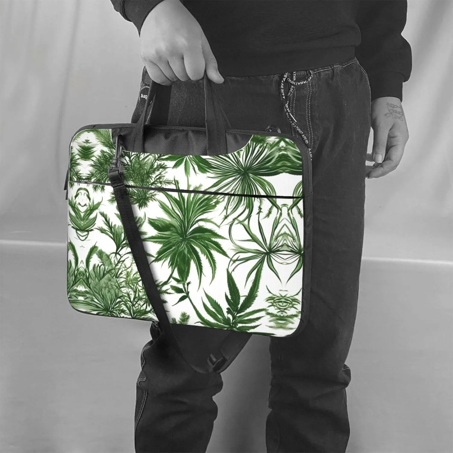 15.6 Inch Laptop Bag - Case with Soft Interior, Multiple Pockets - Ideal, Travel and Business Sugar and Skulls Style