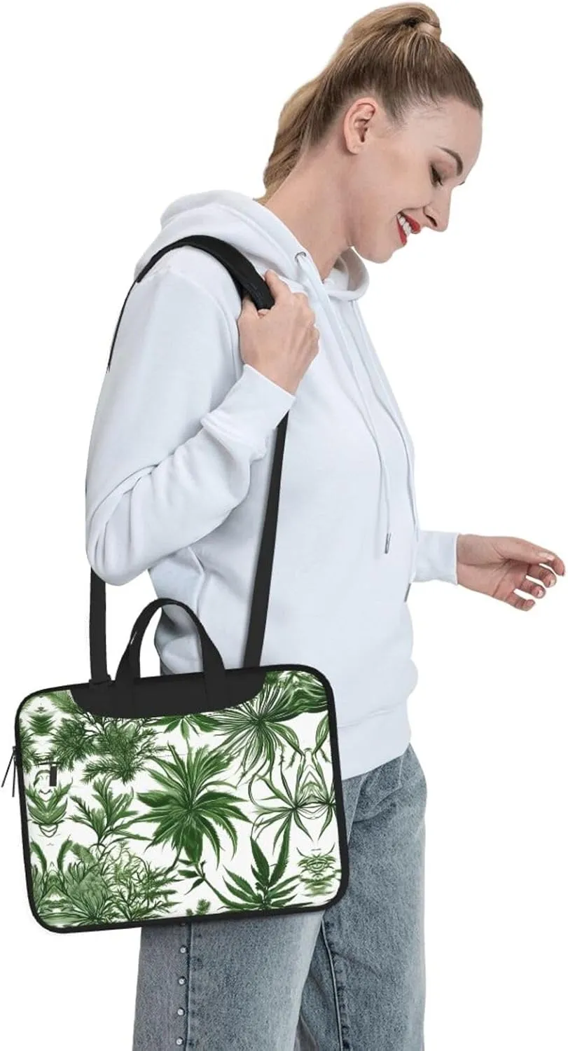 15.6 Inch Laptop Bag - Case with Soft Interior, Multiple Pockets - Ideal, Travel and Business Sugar and Skulls Style