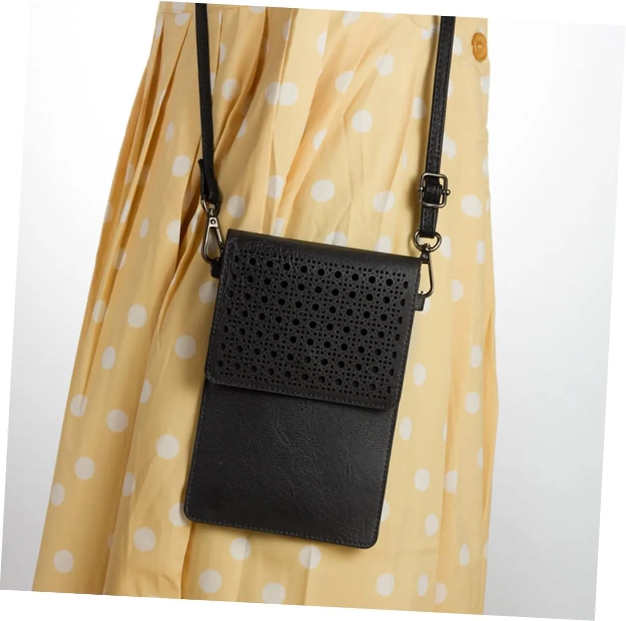 1pc Cell Phone Shoulder Bag Phone Crossbody Bag Pu Leather Phone Bag Leather Phone Purse Phone Casual