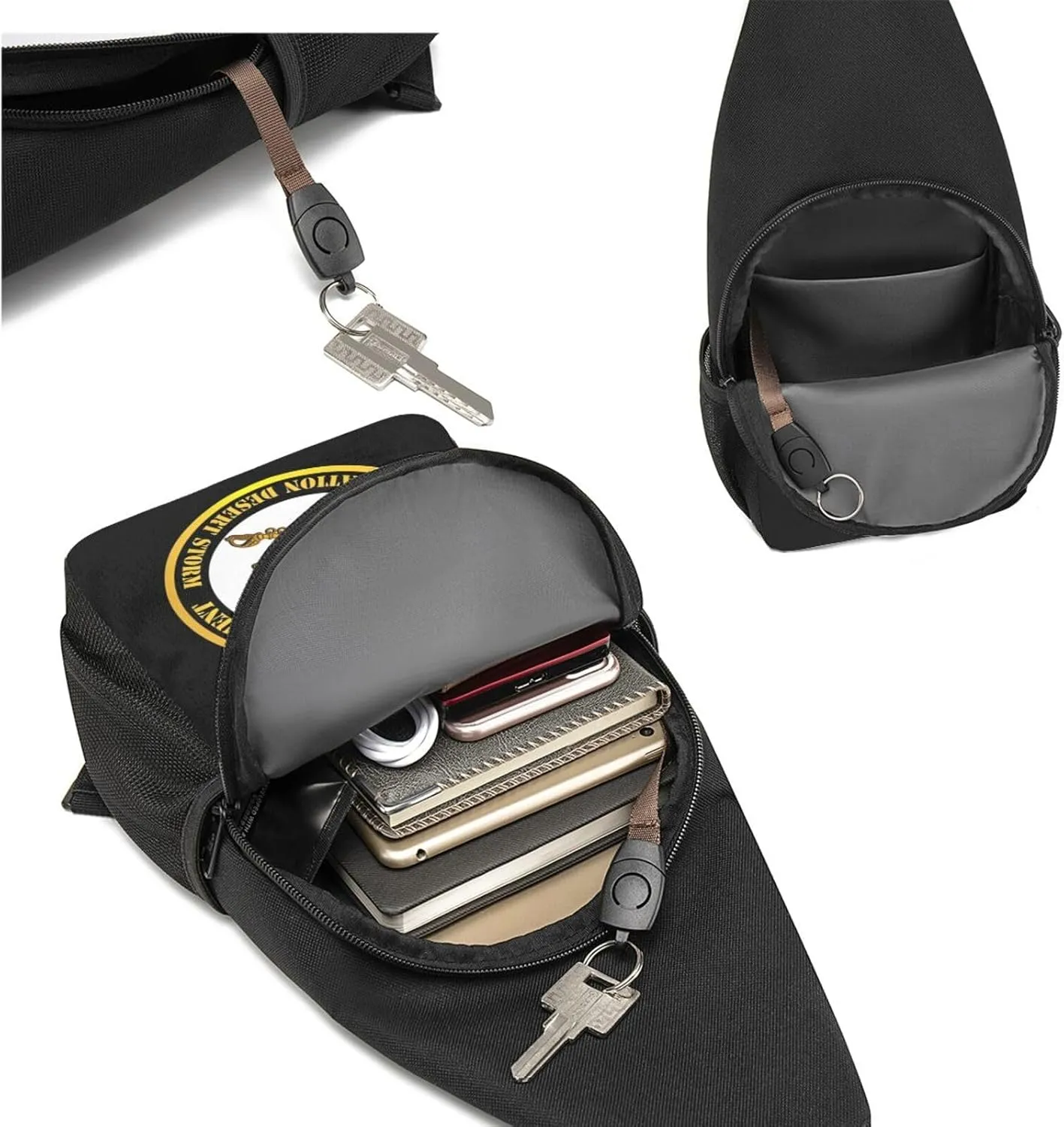 2nd Armored Cavalry Regiment Unit，Fashion One-Shoulder Bag，Anti-Theft Crossbody Shoulder Chest Bag