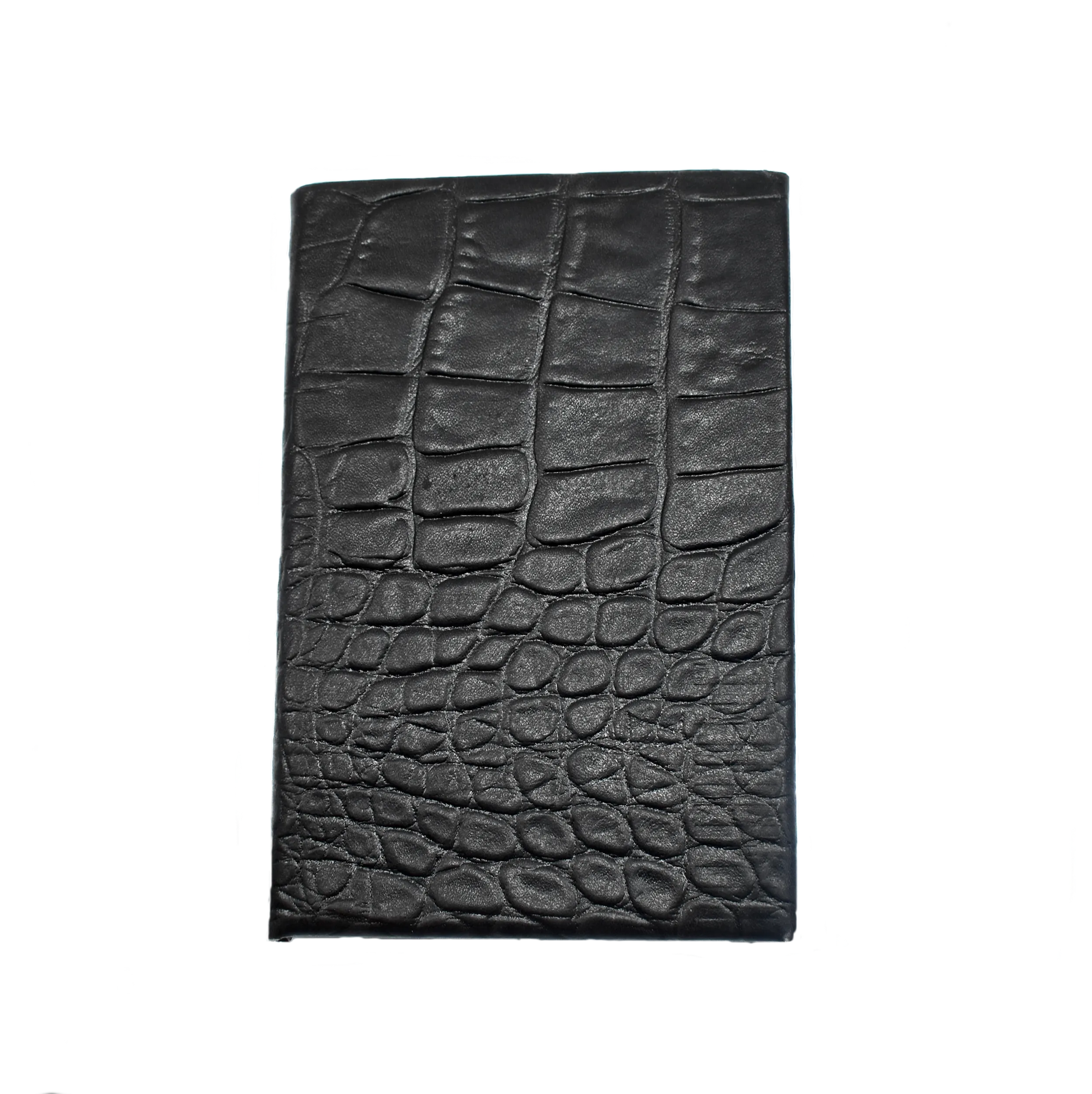 Aaron Passport Wallet - Chocolate Croc