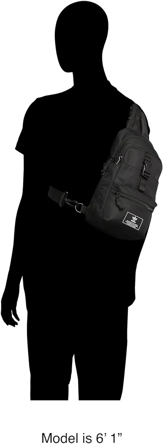adidas Originals Utility Sling Bag 3.0, Black, One Size