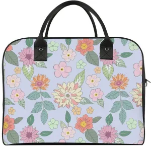 Adult Crossbody Nylon Gingerbread House Vintage Handbag for Travel 13" X 19" X 8"