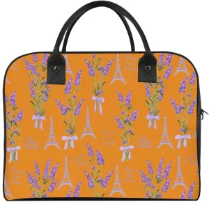 Adults Large Capacity Nylon Colorful Floral Fashion Handbag for Traveling 13" X 19" X 8"