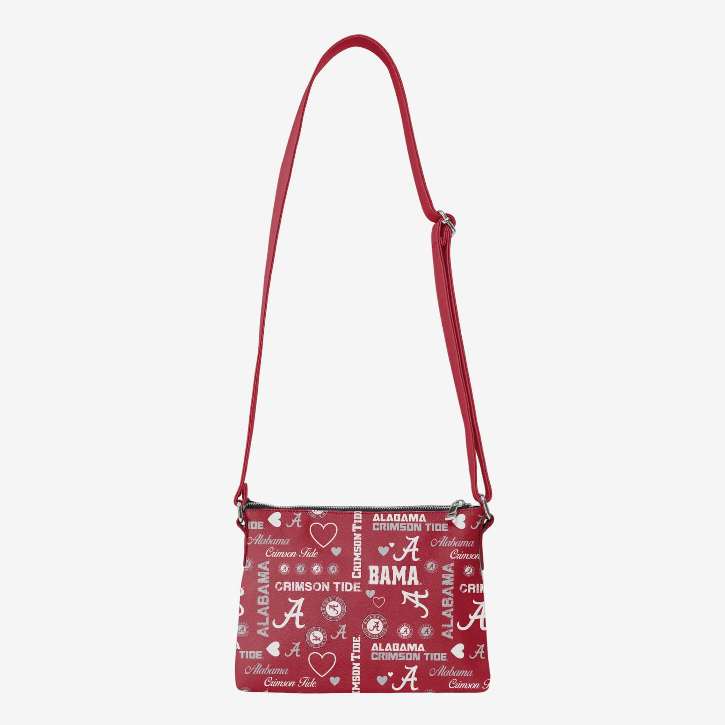 Alabama Crimson Tide Logo Love Crossbody Purse