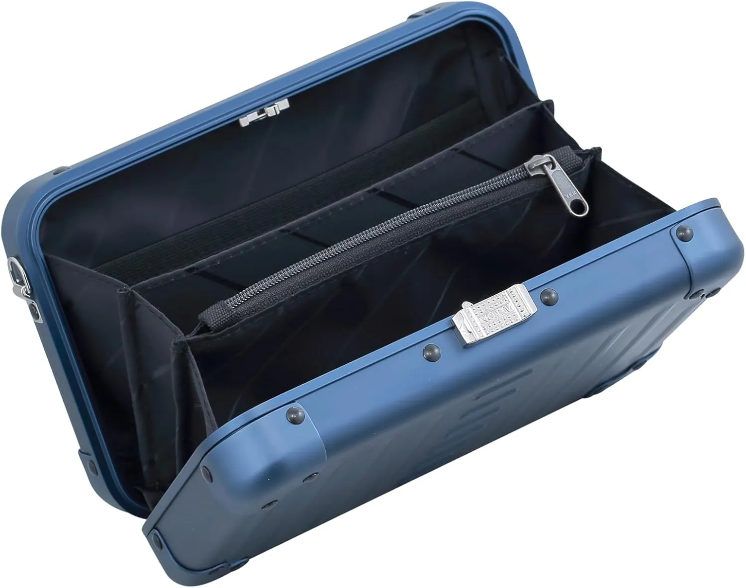 Aleon Aluminum Crossbody Personal Case - Compact Over Shoulder & Bag for Travel - Fashionable Crossbody Bag (Sapphire)