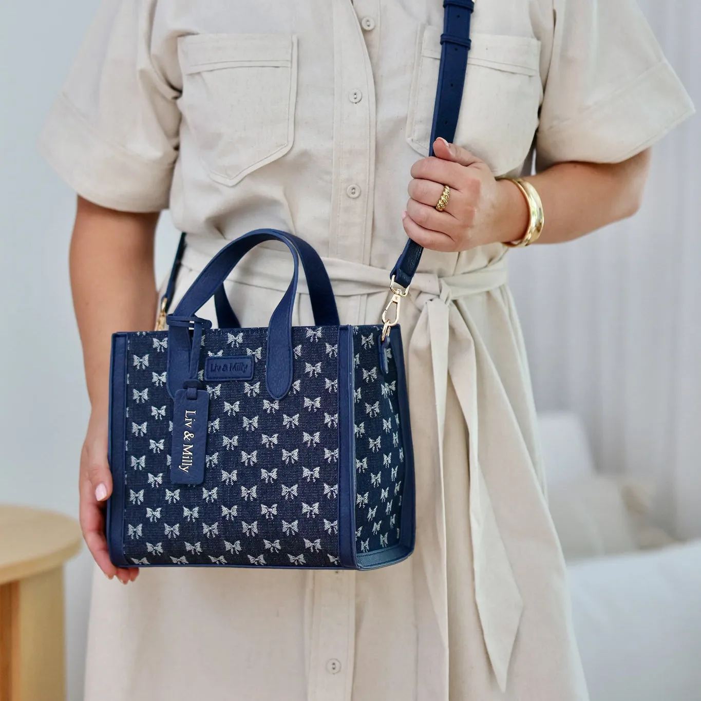 Alice -Denim with Bows