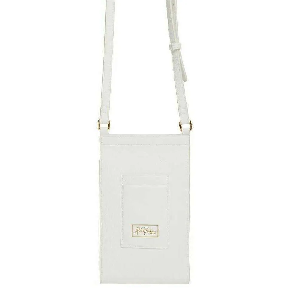 Alice Wheeler London Mini Bloomsbury Crossbody Bag - White