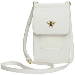 Alice Wheeler London Mini Bloomsbury Crossbody Bag - White