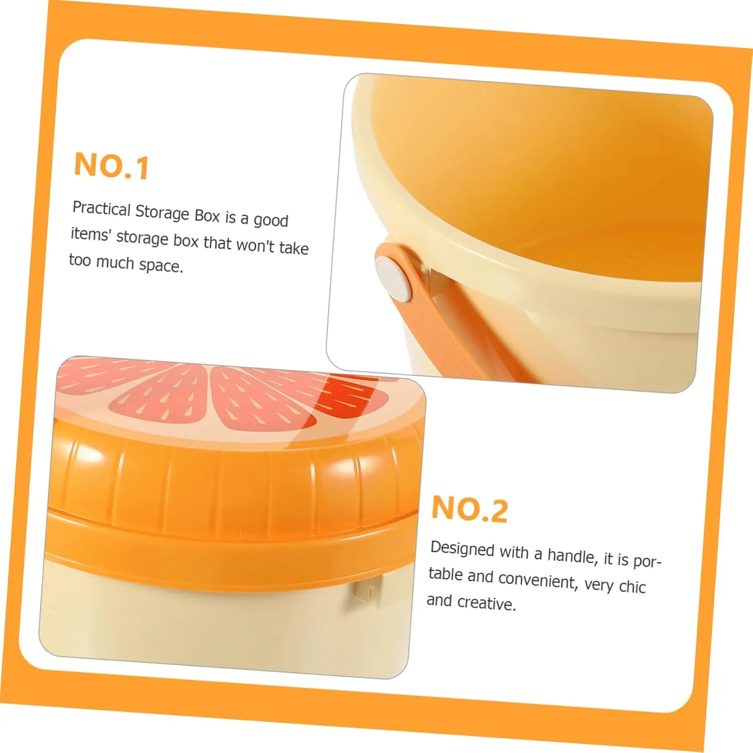Alipis Educational Clear Handbag Storage Vacuum Kitchen Cart with Storage Boxes Over Door Storage Clothes Storage Bags with Zips Duvet Storage Bags Lid Orange Pp