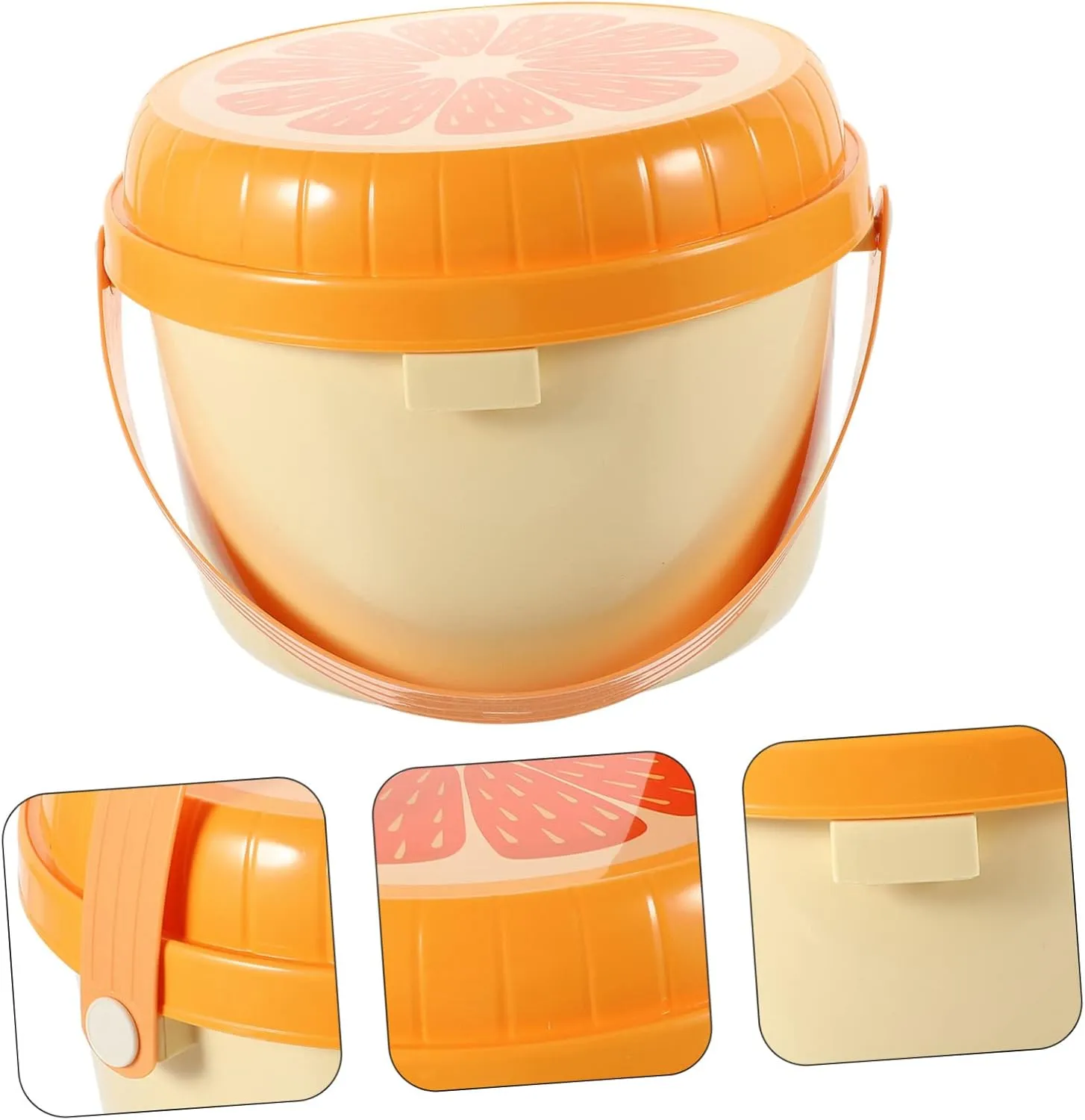 Alipis Educational Clear Handbag Storage Vacuum Kitchen Cart with Storage Boxes Over Door Storage Clothes Storage Bags with Zips Duvet Storage Bags Lid Orange Pp
