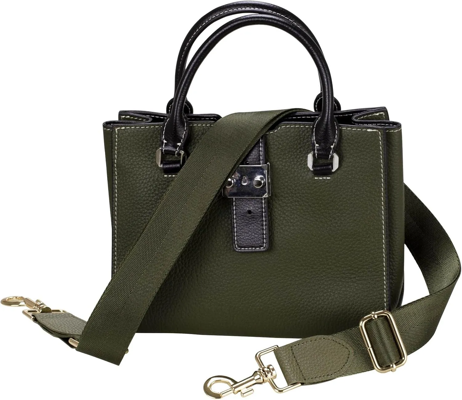 Allzedream Wide Purse Strap Replacement Crossbody Shoulder Bag Adjustable Leather Ends