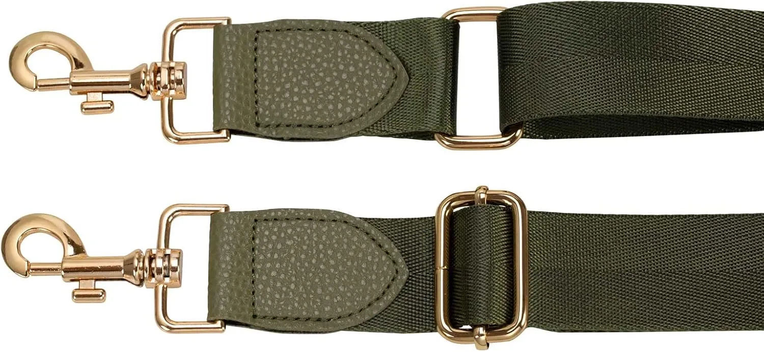 Allzedream Wide Purse Strap Replacement Crossbody Shoulder Bag Adjustable Leather Ends
