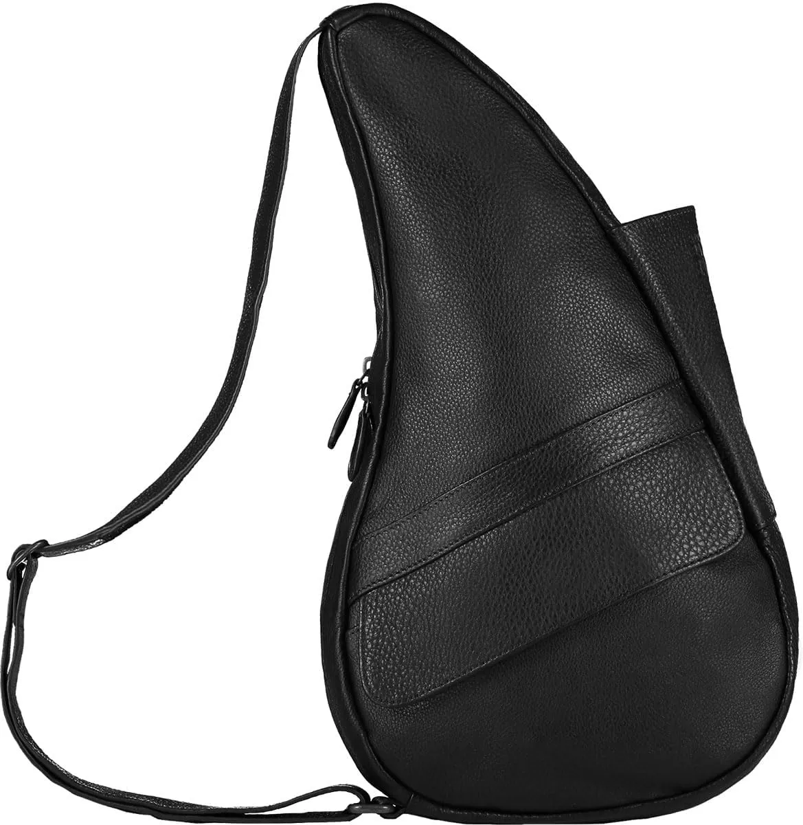 AmeriBag 15" Leather Crossbody Sling Healthy Back Bag