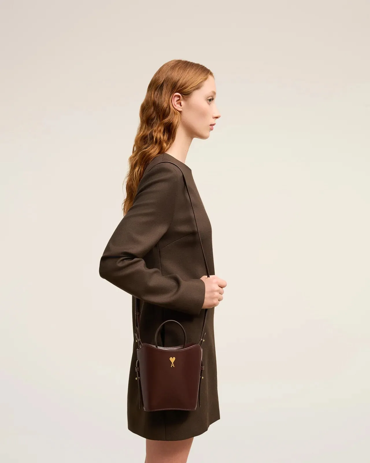 Ami Paris Paris Mini Bucket Bag