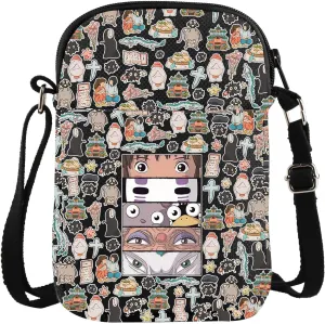 Anime Inspired Crossbody Bag Anime Lover Gift Sp Away Fans Gift No Face Gift