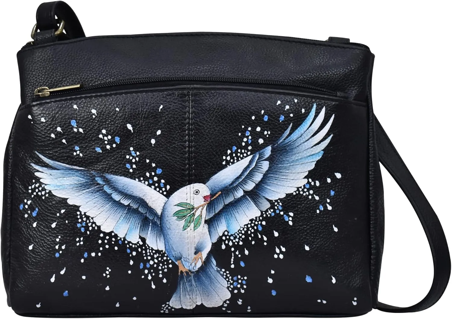 Anna by Anuschka Crossbody Organizer Bag-Leather