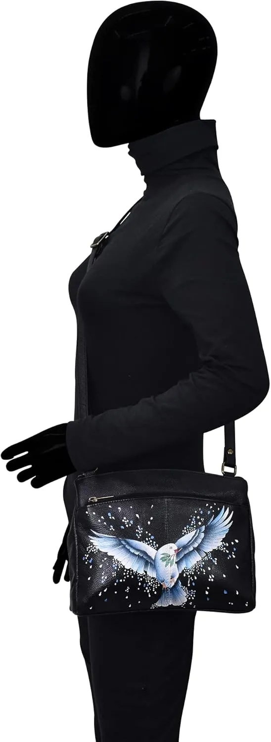 Anna by Anuschka Crossbody Organizer Bag-Leather