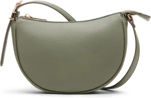 Anne Klein Sculpted Buckle Half Moon Crossbody