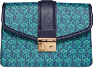 Anne Klein Small Flap Ak Cube Logo Crossbody