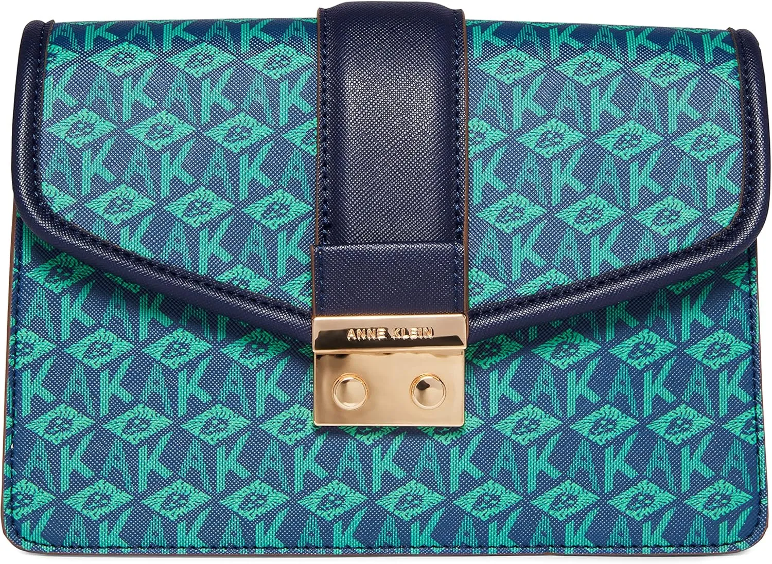 Anne Klein Small Flap Ak Cube Logo Crossbody