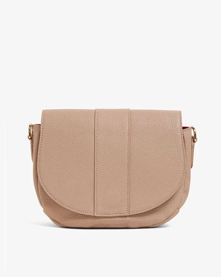 ARLINGTON MILNE Zara Saddle Bag - Fawn