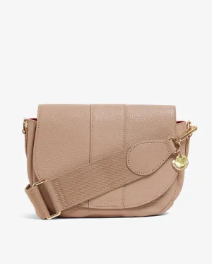 ARLINGTON MILNE Zara Saddle Bag - Fawn