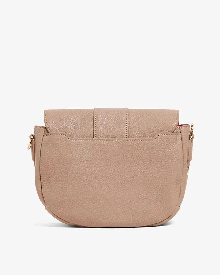 ARLINGTON MILNE Zara Saddle Bag - Fawn