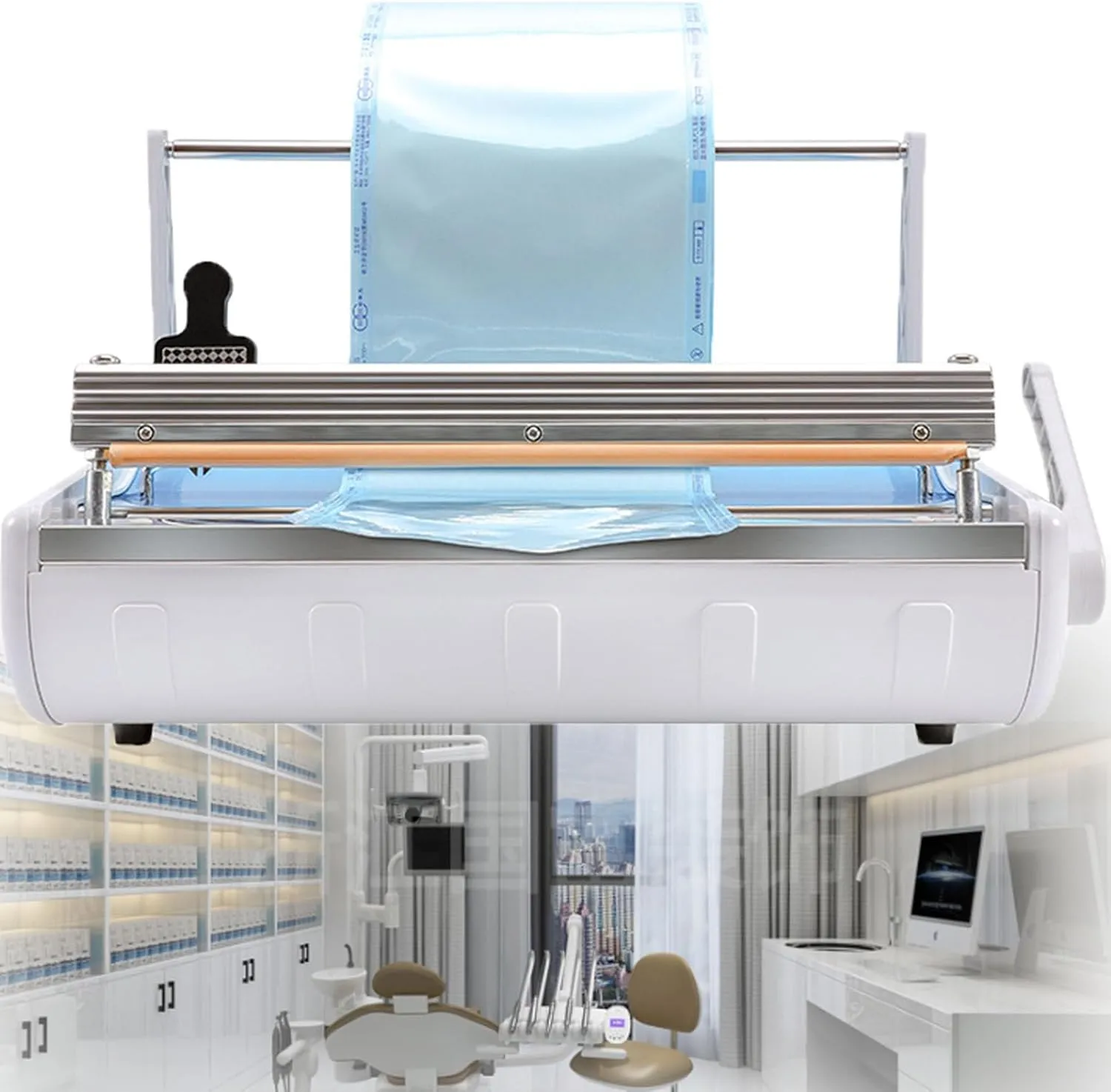 Automatic Heat Sealer，Medical Seale Machine, Disinfection Sterilization Bag Packaging Sealer, Sealing Machine for Sealing Sterilization Pouch