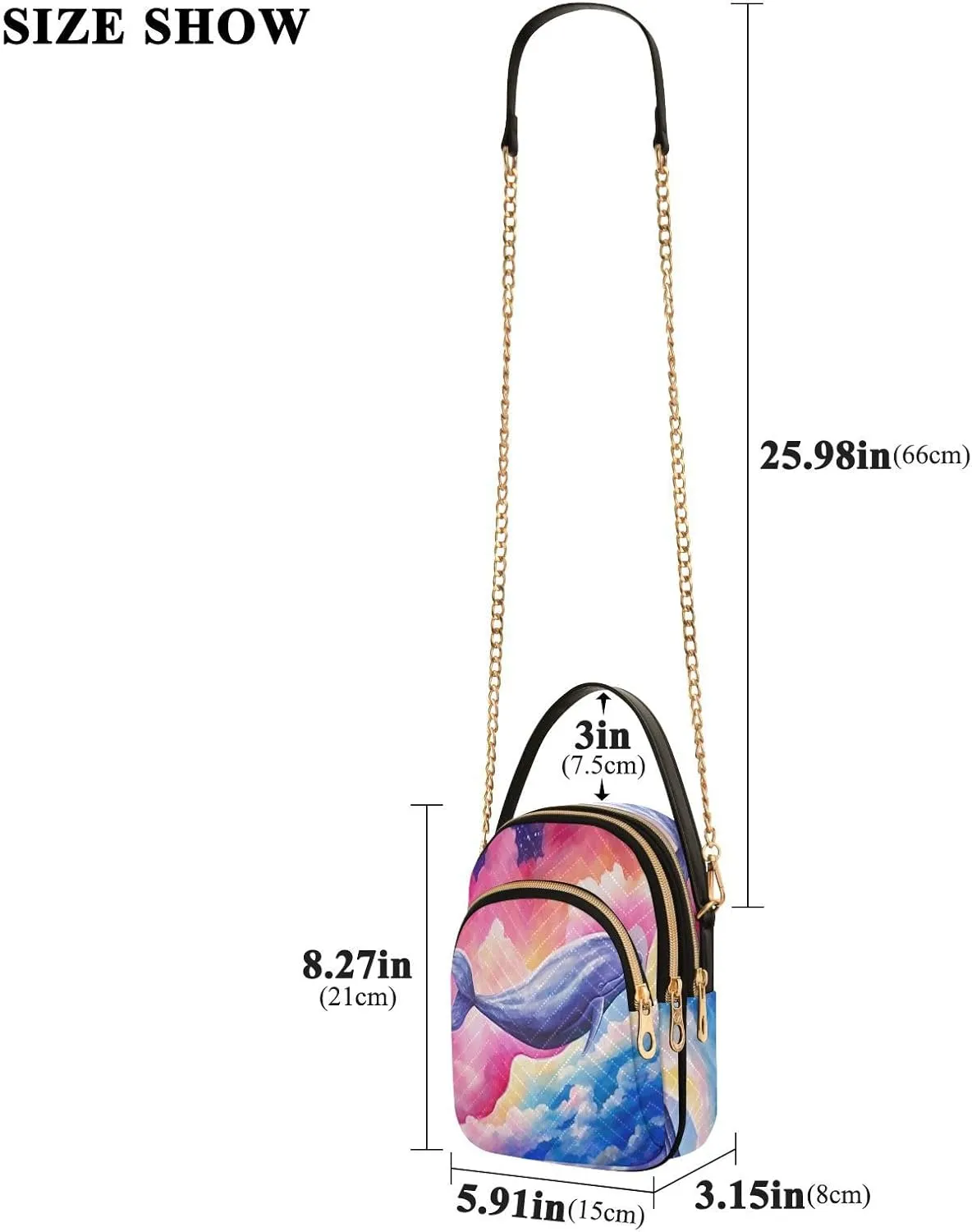 Autumn Beautiful Fallen Leaves Women Crossbody Handbag, Crossbody Bag with Pockets, Fall Crossbody Purse