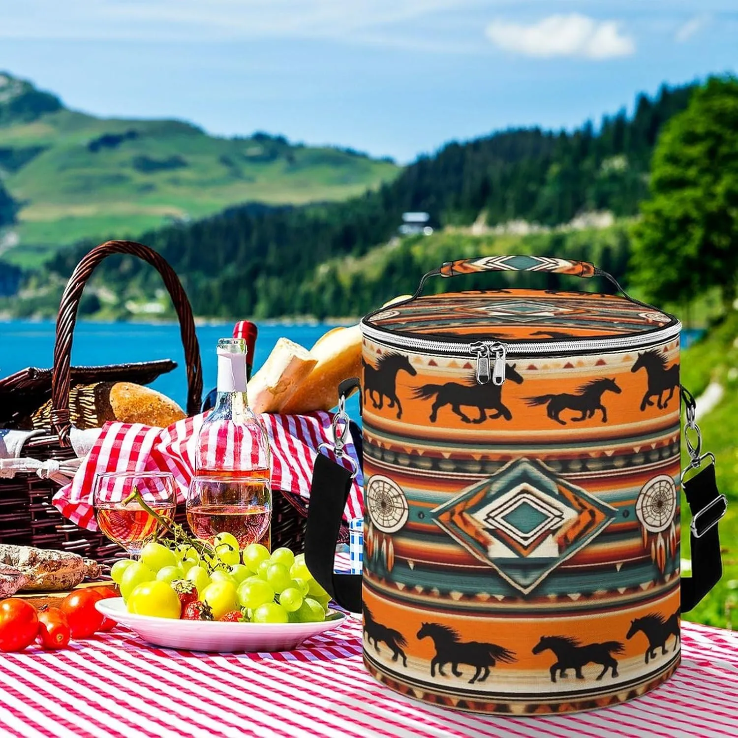 Backpack Cooler with Shoulder Strap, Insulated Cooler Bag for Outdoor Accessories