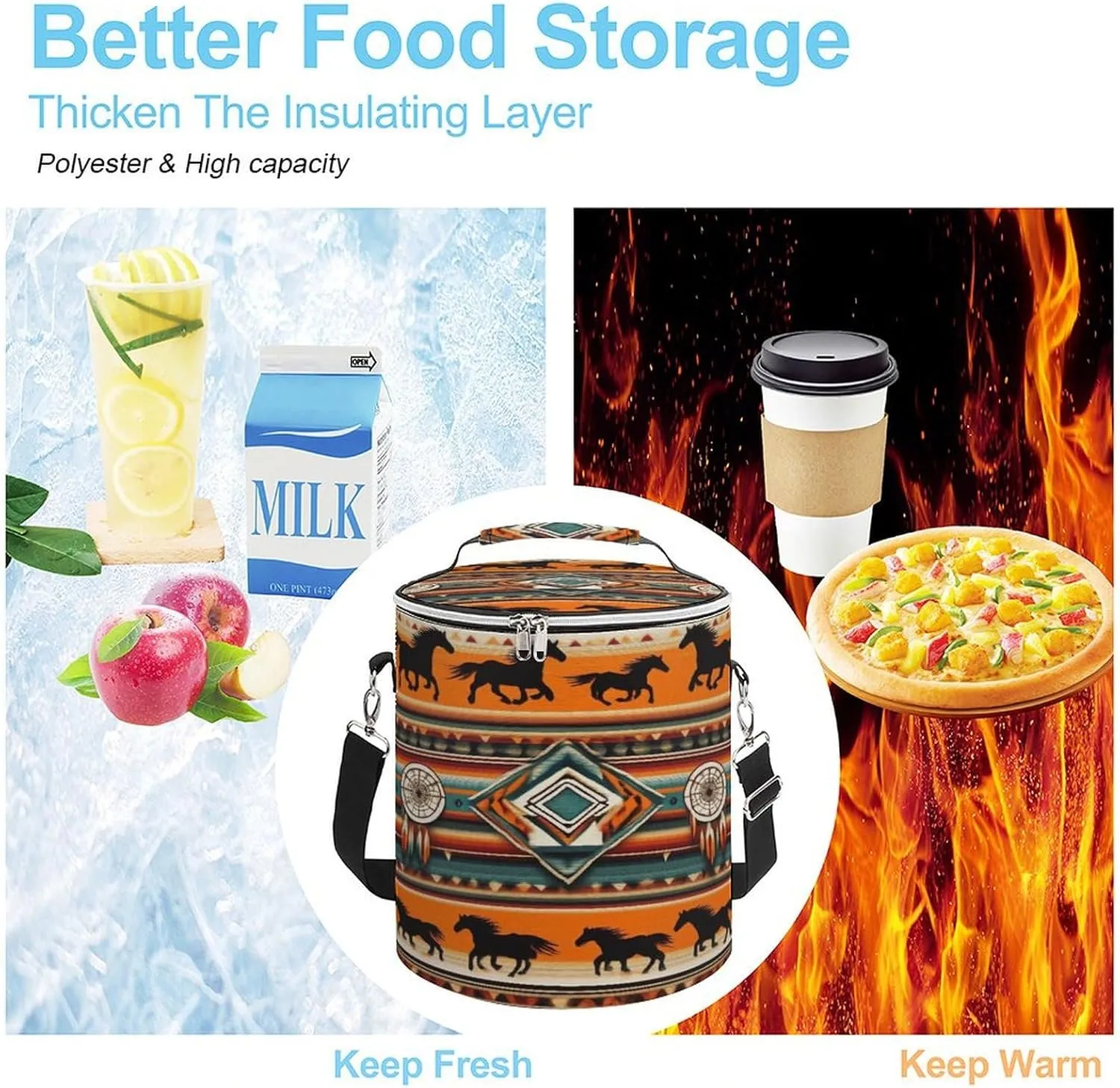 Backpack Cooler with Shoulder Strap, Insulated Cooler Bag for Outdoor Accessories