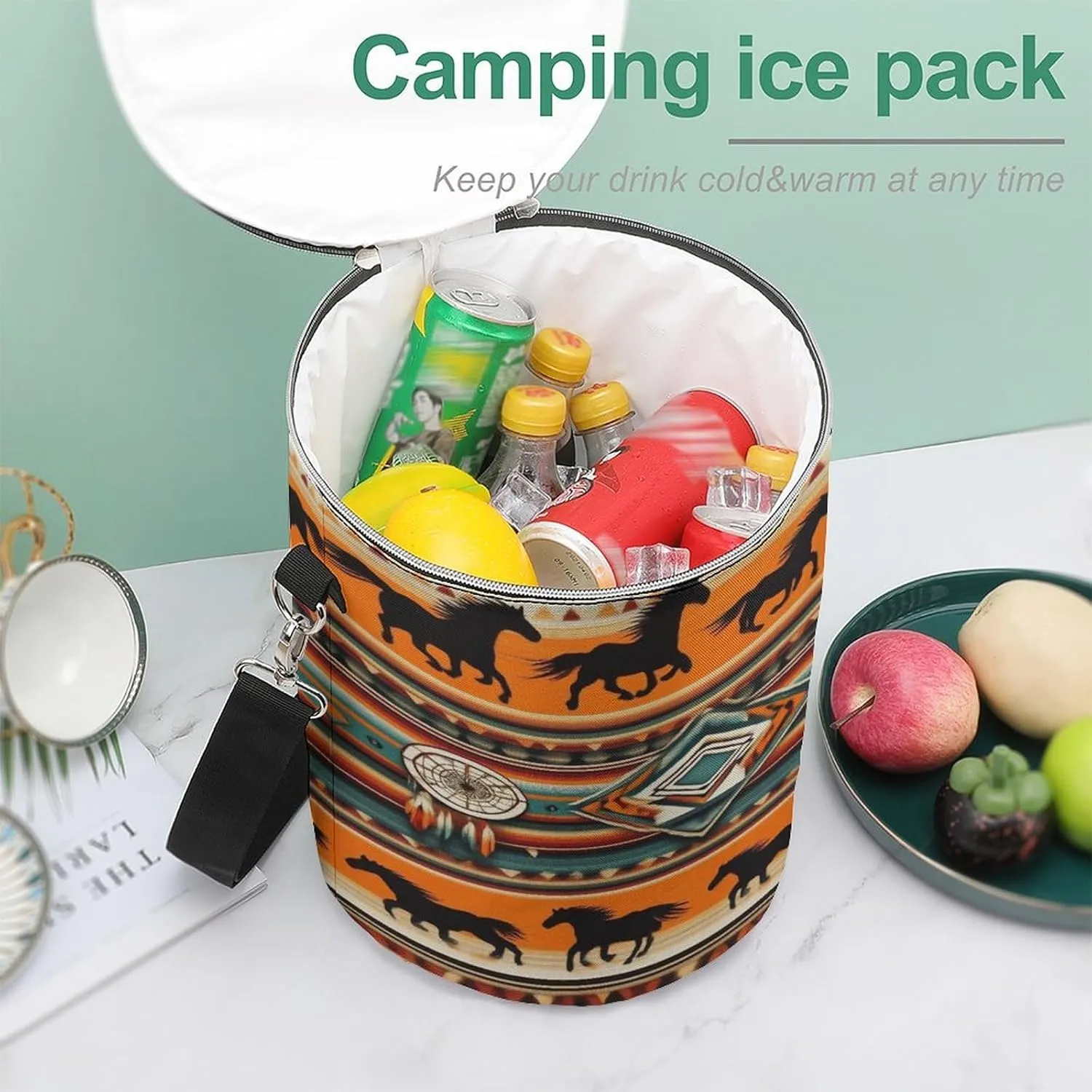 Backpack Cooler with Shoulder Strap, Insulated Cooler Bag for Outdoor Accessories