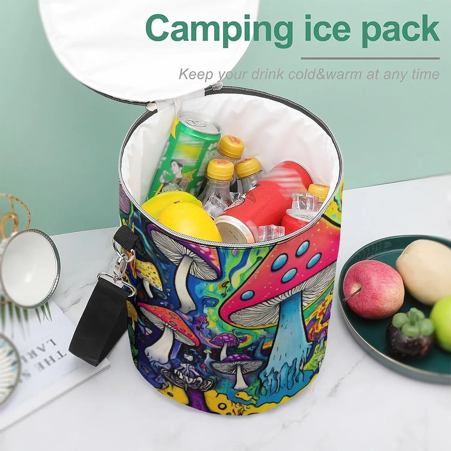Backpack Cooler with Shoulder Strap, Insulated Cooler Bag for Outdoor Accessories