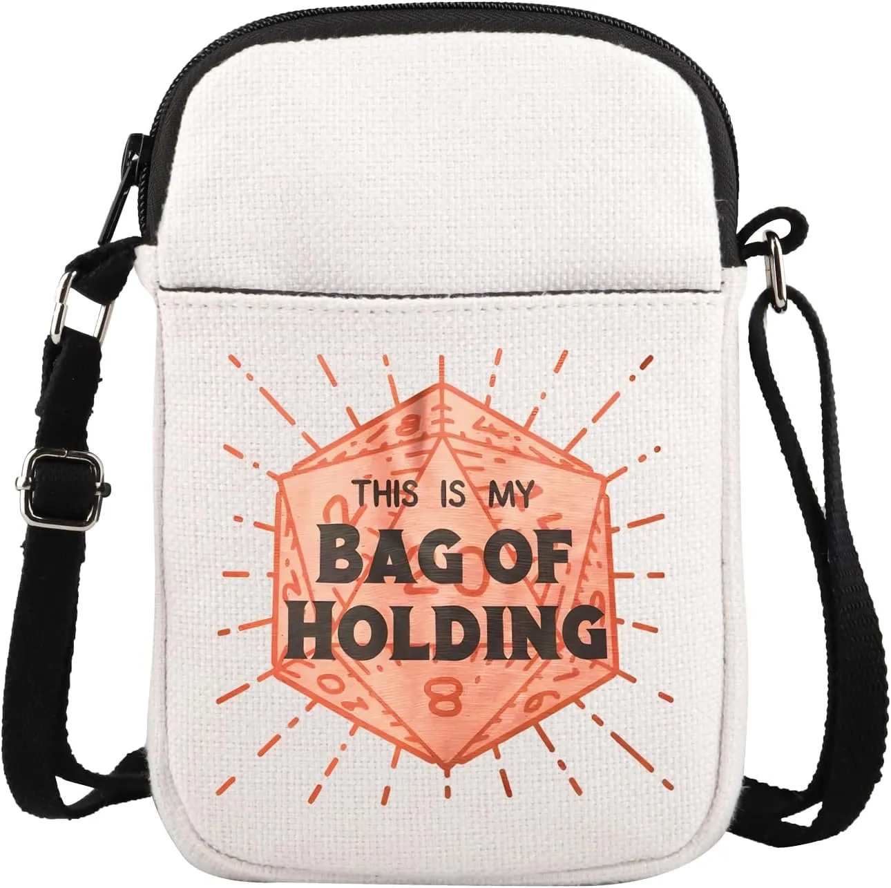 Bag Of Holding Crossbody Bag DND Dice Canvas Crossbody Bag DM GiftDnD Bag of Holding Inspired Gift Tabletop Game RPG Gift