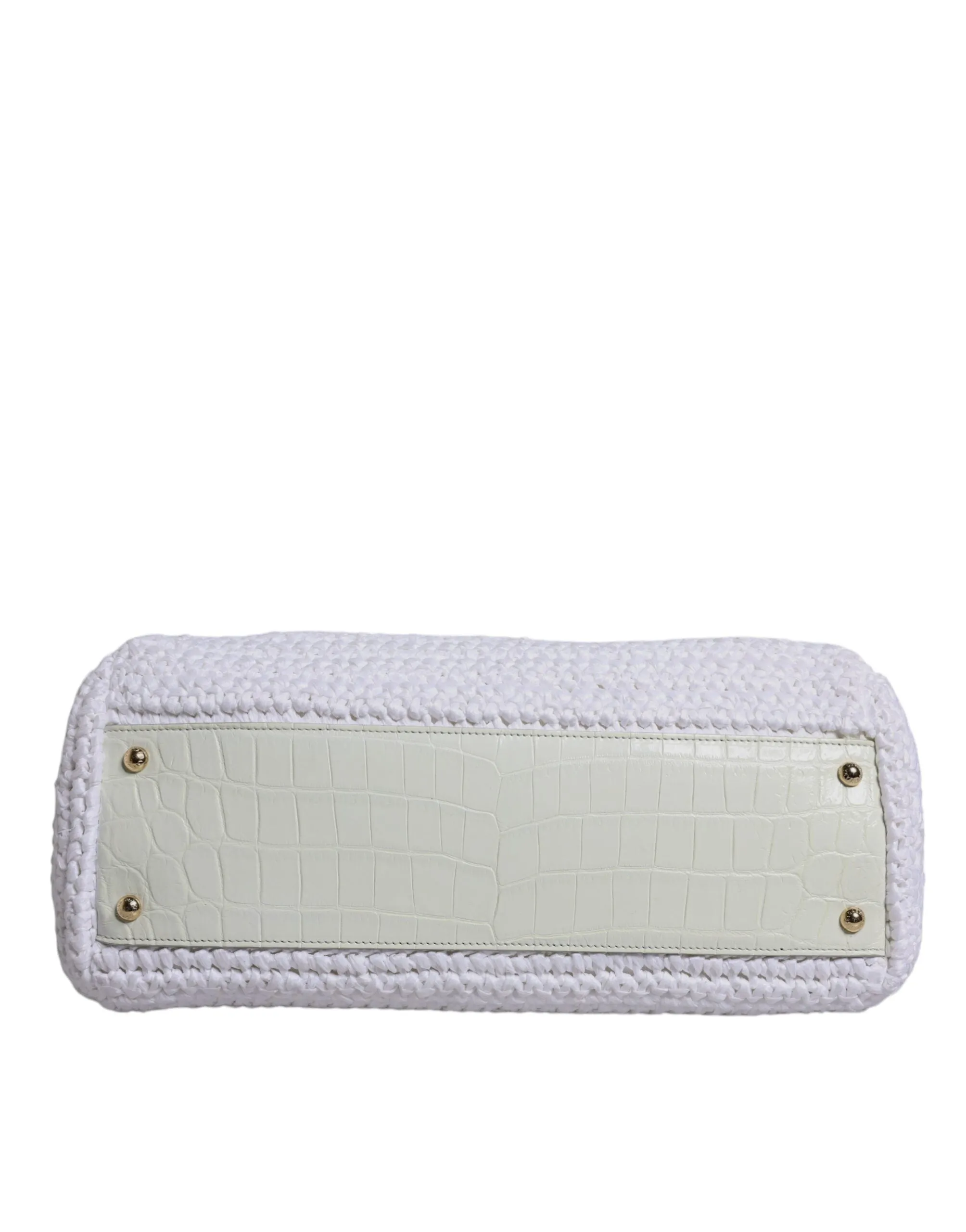 Bag Rafia Top Crossbody Gabbana Large variety Popular picks Leather & White Handle Dolce