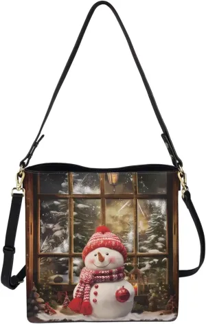 Belidome Bucket Bag Women Handbag PU Leather Shoulder Bag Crossbody Purses for Shopping Travel Party Gym Casual