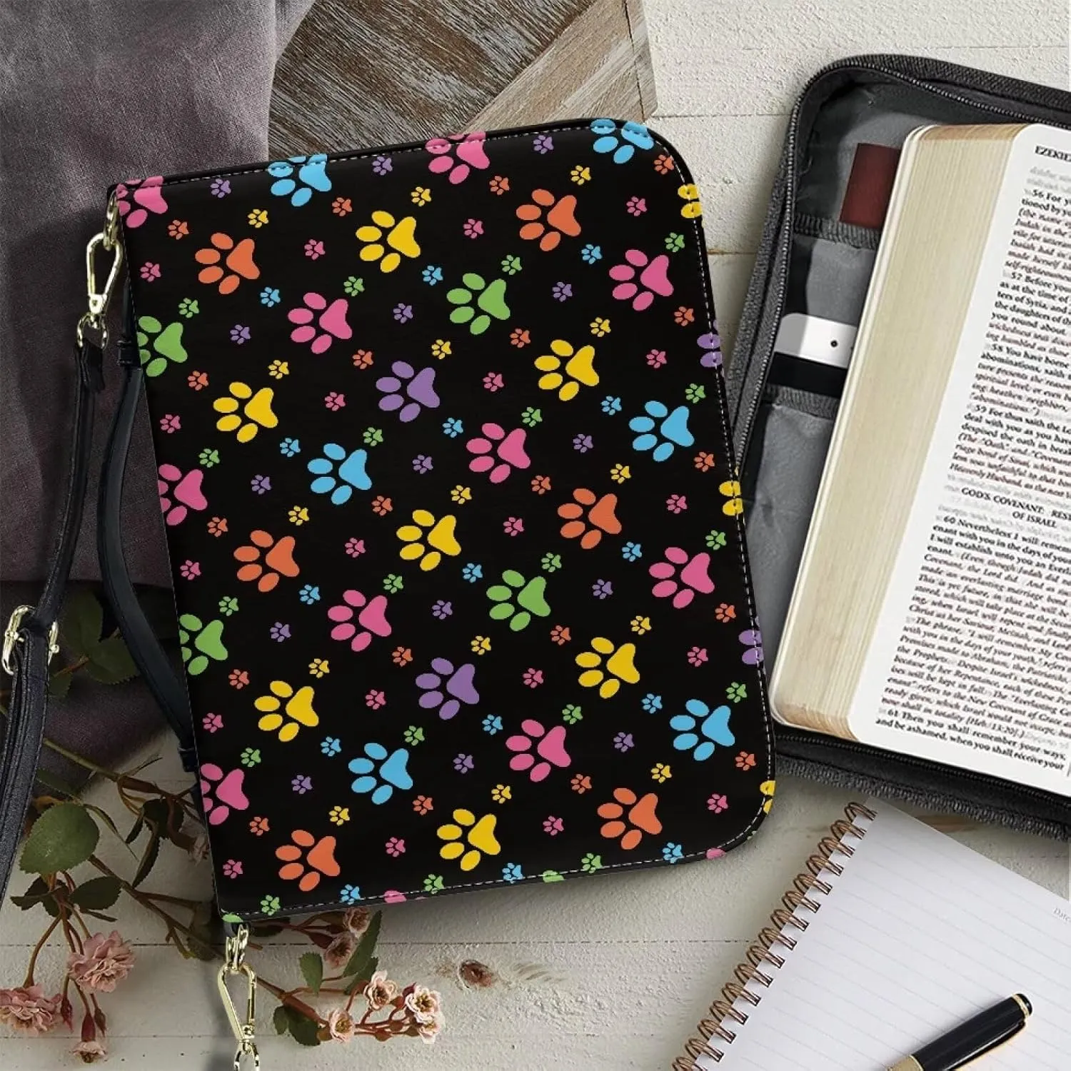 Bible Case Bible Shoulder Bag Crossbody Bags Cute Bible Cover Case with Handle