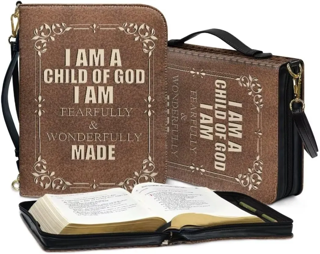 Bible Cover Case Bible Covers Carrying Bible Case Durable Multipurpose Handbag with Detachable Strap for Women Men