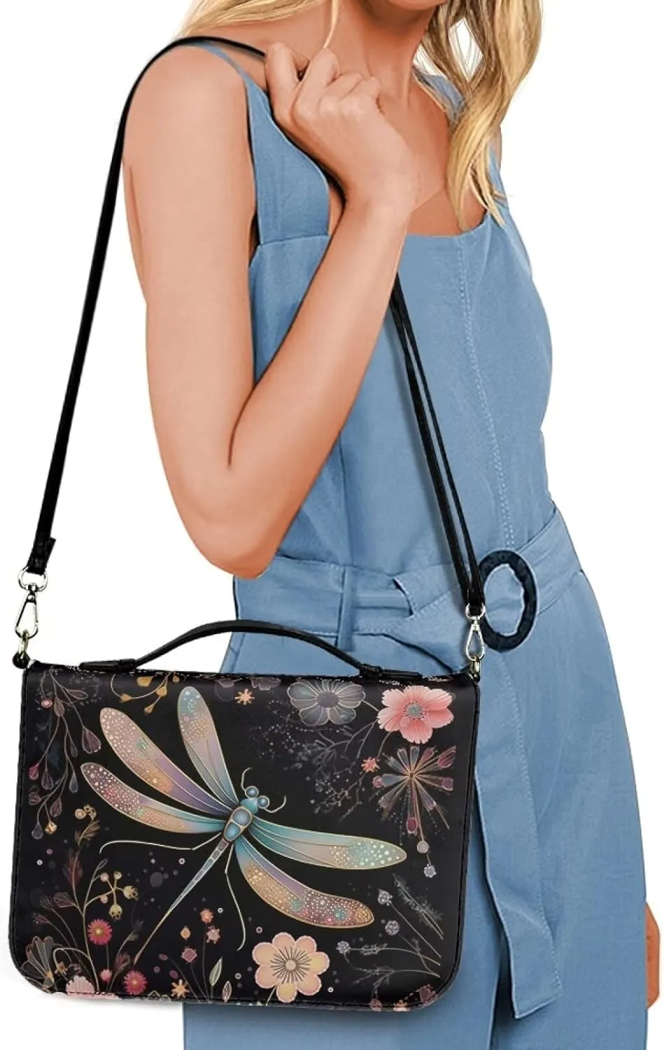 Bible Cover for Women Men Crossbody Bible Bags Church Bag