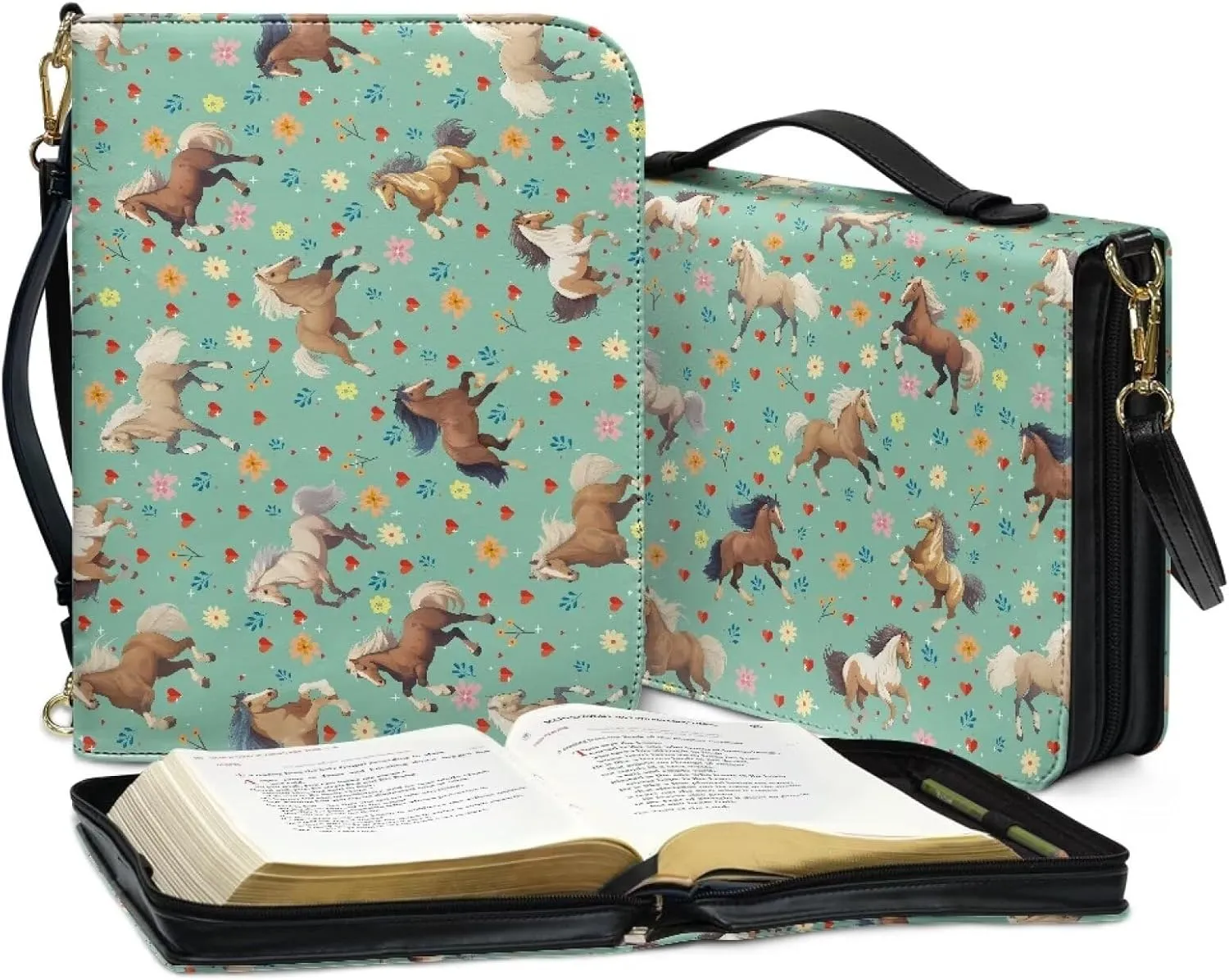 Bible Cover for Women Men Crossbody Bible Bags Church Bag