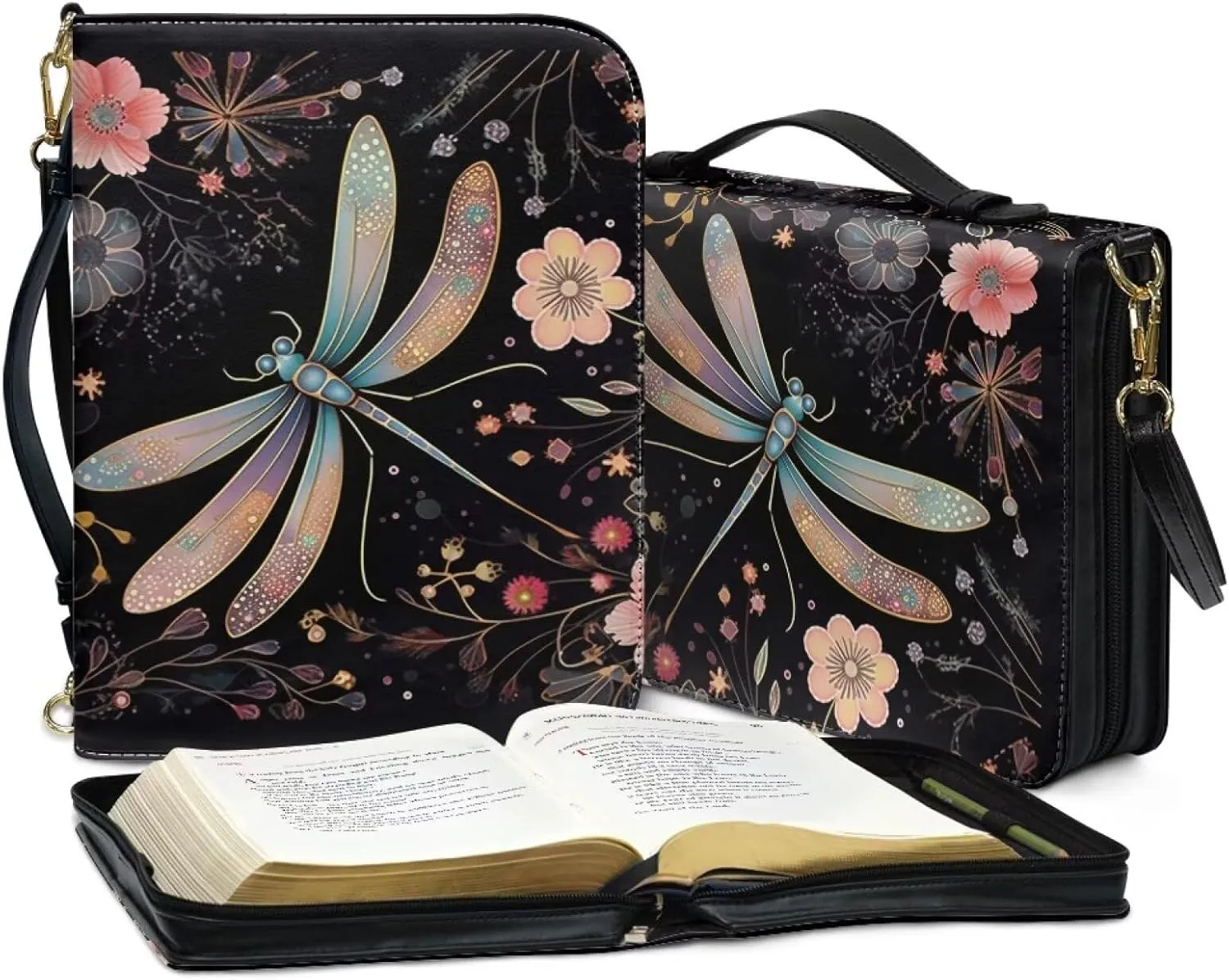 Bible Cover for Women Men Crossbody Bible Bags Church Bag