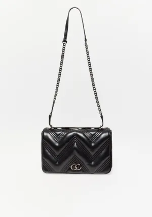 Big Crossbody Quilted Black - Black