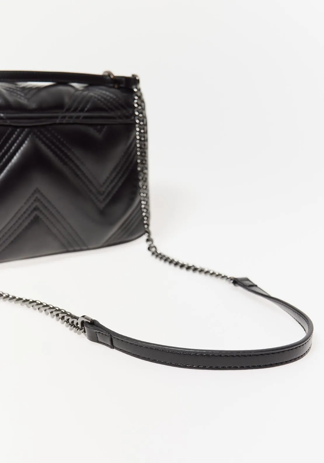 Big Crossbody Quilted Black - Black