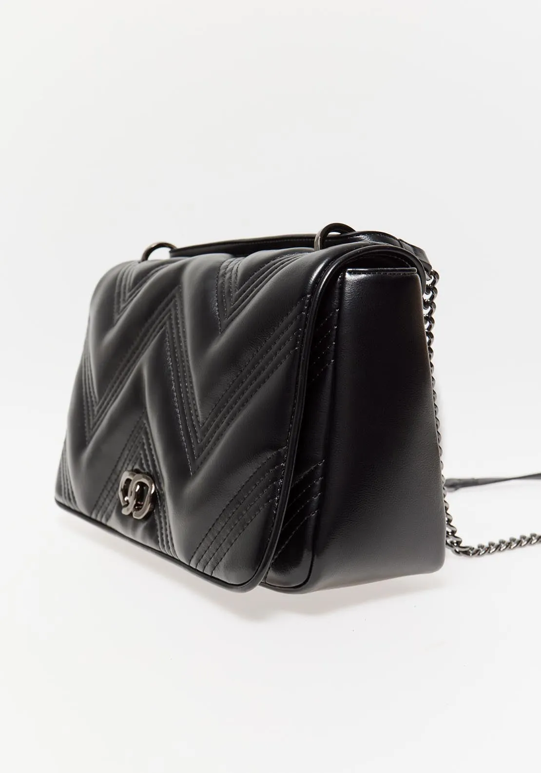 Big Crossbody Quilted Black - Black
