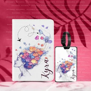 Birth Flower Passport Cover & Luggage Tag