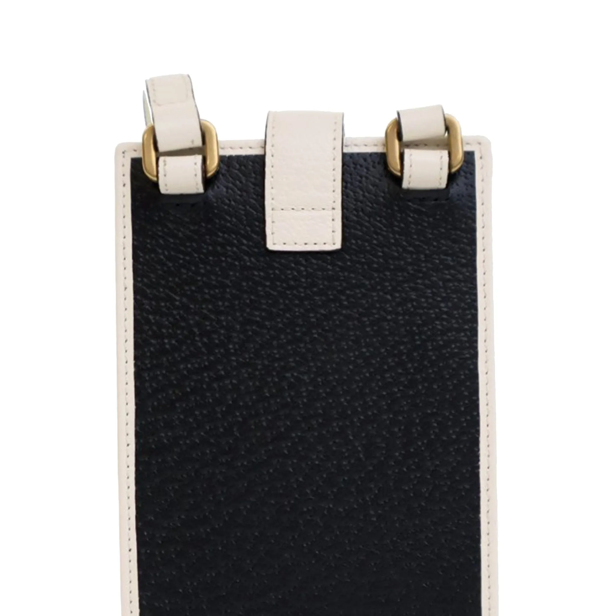 Black Gucci Adidas Leather Phone Case Crossbody