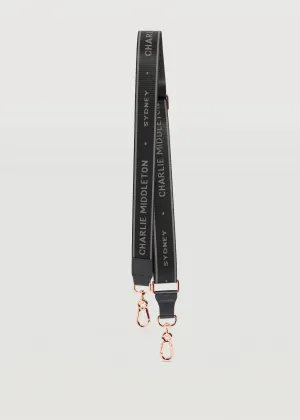 Black Logo Strap