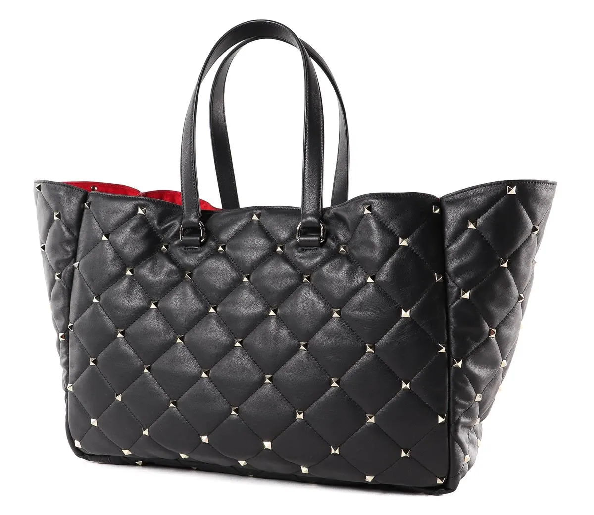 Boomstud Quilted Leather Tote Bag